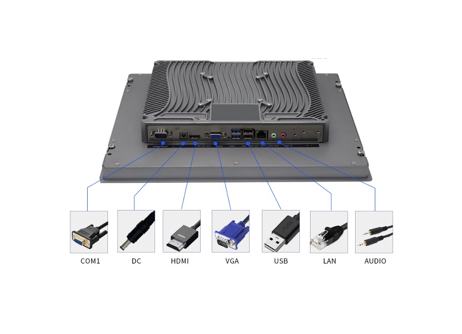 All In One Industrial Fanless Touchscreen Computers | TPRO X86 Series