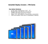 Industrial Display Screens | IPM Series