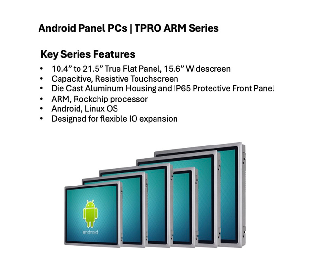 Android панелі ДК | TPRO ARM сериялары