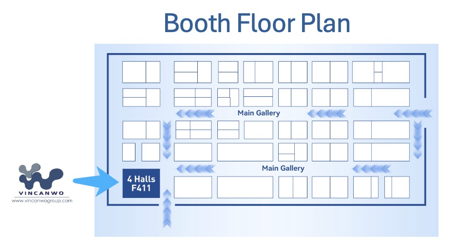 Booth Location of Vincanwo Group 