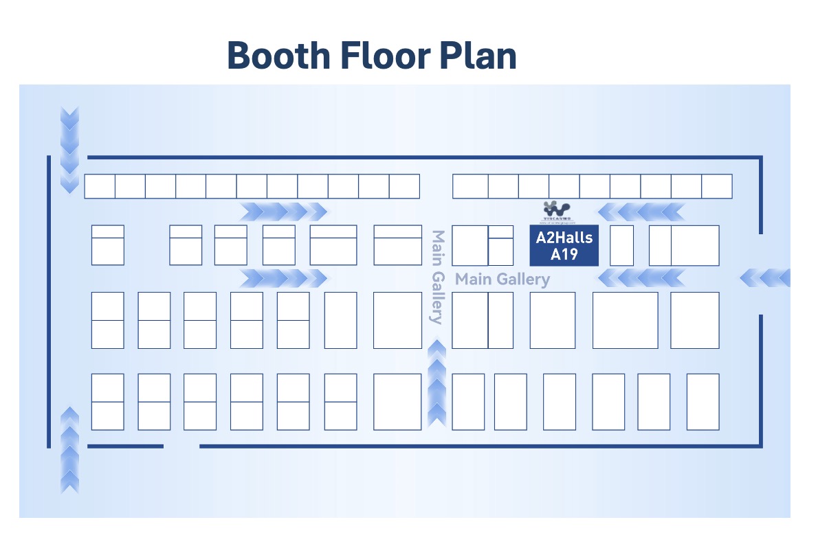 Vincanwo Group at IAIE2025_booth floor plan