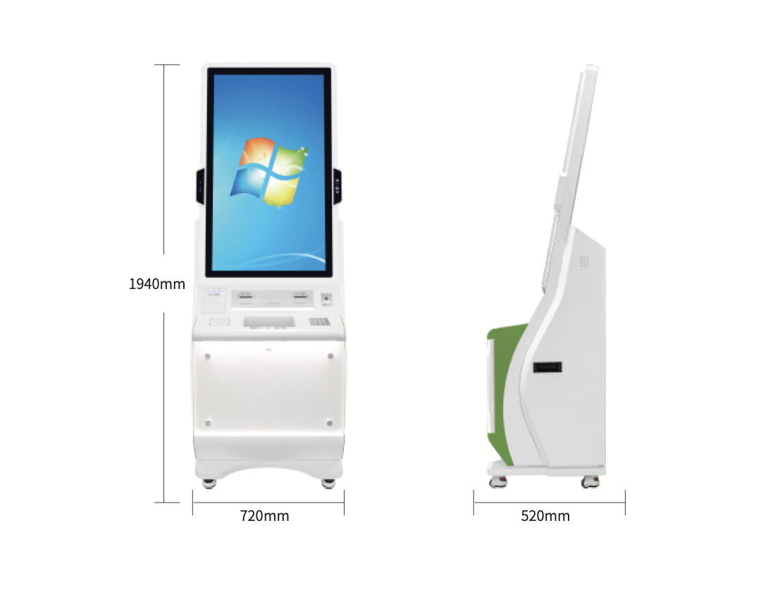 43inch Curved Screen Self-service Terminal | UIKC-430