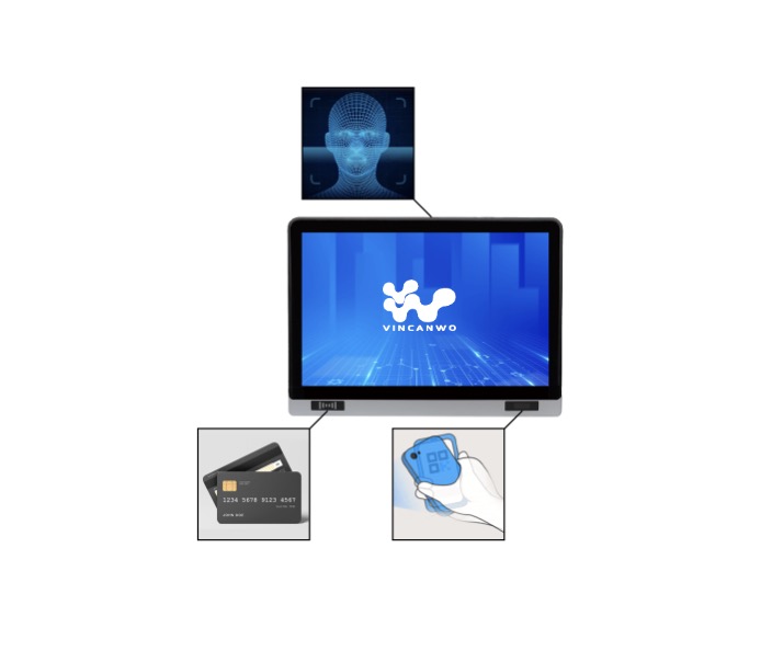 Panel PCs built in FRID Reader and QR Scanner | VFWS X86 Series