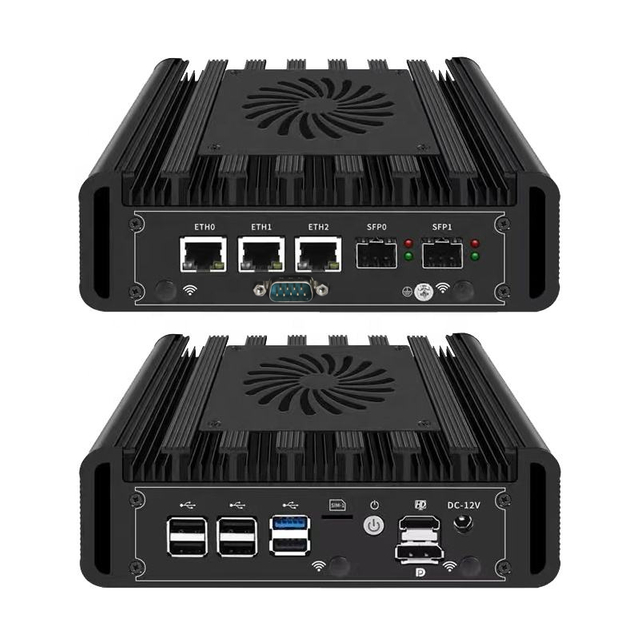 Síť průmyslového routeru Firewall Mini PC | Nano-3L-SFP