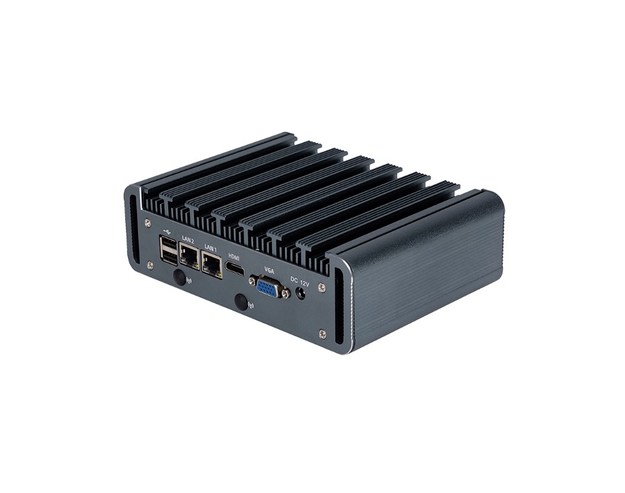 N100 2*GPIO Fanles Embedded Computer for IoT NANO-100