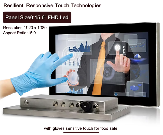 15.6" IP66/IP69K Fully Waterproof Monitor | VSD-69K-156