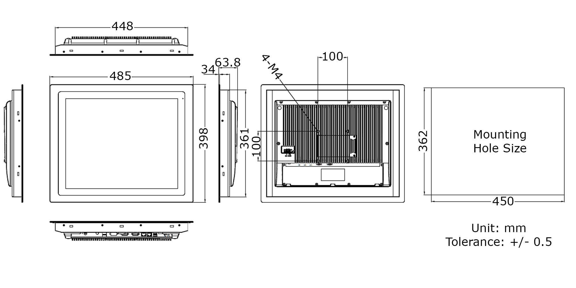 19” Android Industrial Computer | VOPC-ARM19, Vincanwo Group.jpg