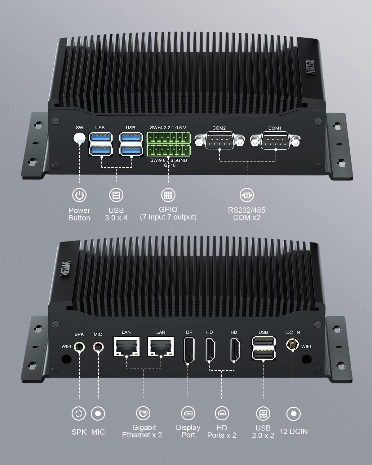 Industrial Fanless Mini PC | CB-6143