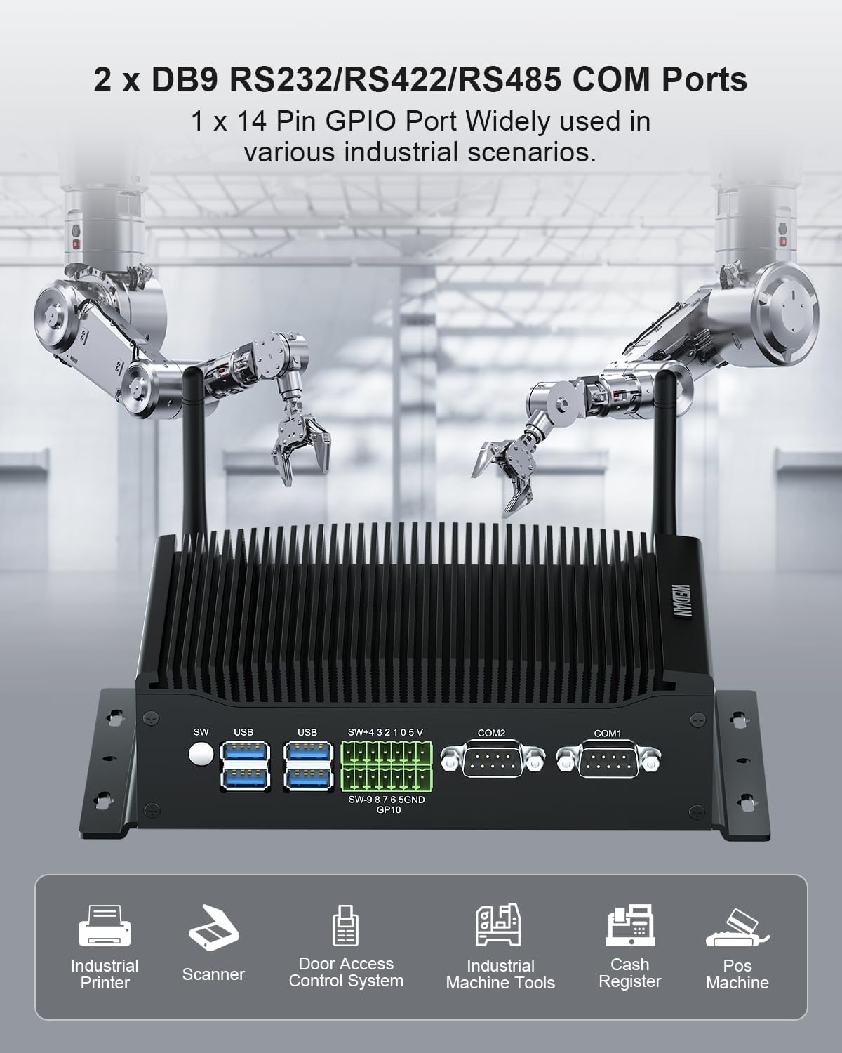 Industrial Fanless Mini PC | CB-6143