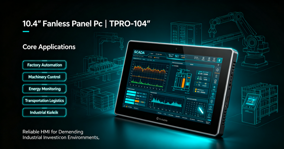 10.4” Fanless Panel PC | TPRO-104.png