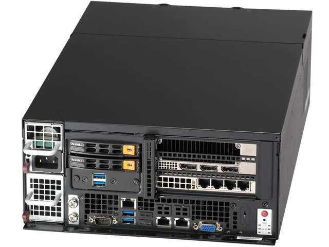 2.5U Box PC med Intel Xeon 6 CPU Fan-basert innebygd IoT Server | CT-SYS-E403-14B