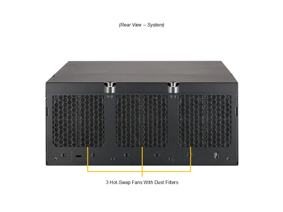 Intel Xeon 6 CPU Fan-based Daxili IoT Server ilə 2.5U Box PC | CT-SYS-E403-14B