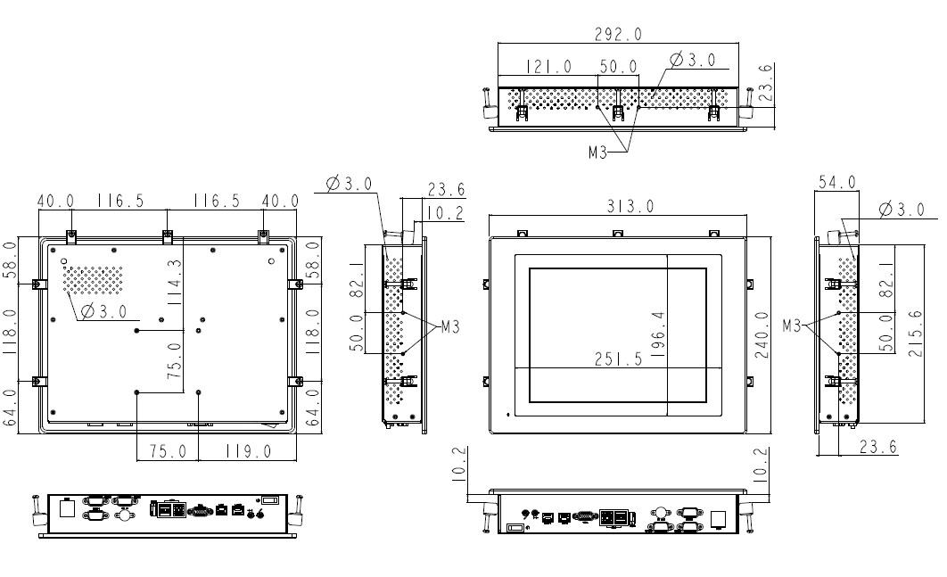 10.4” Fanless Panel PC | TPRO-104.png