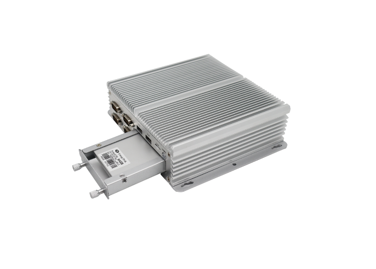 Fanless Industrial PC side view