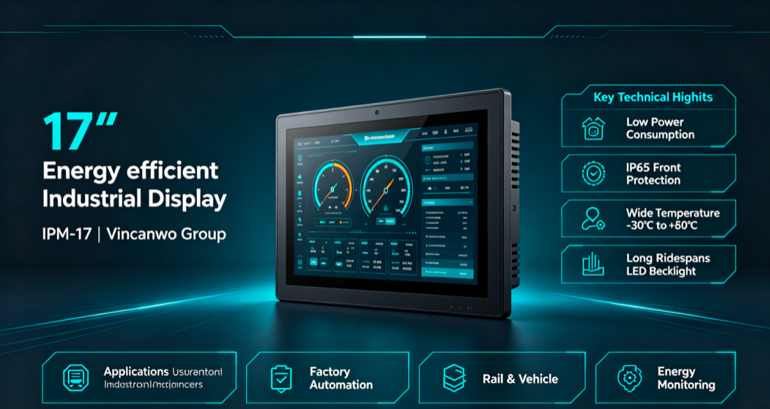 17” Energy-efficient Industrial Display | IPM-17.png